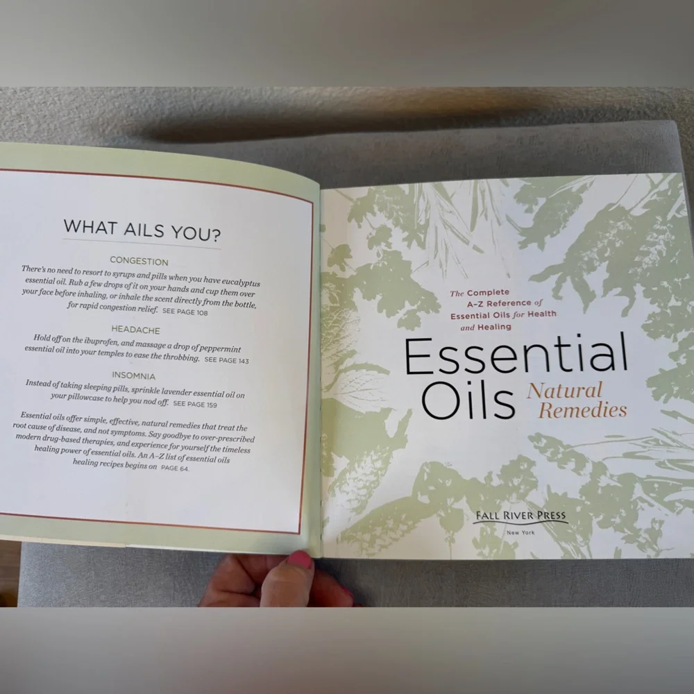 Essential Oils Natural Remedies A-to-Z Book - Picture 5 of 16